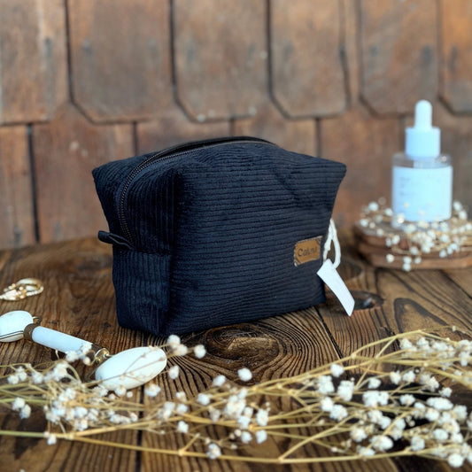 Cosmetiquero/Neceser Cubo - Pixel negro - Capacidad sorprendente en formato compacto